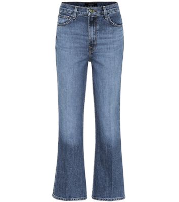 J Brand Julia high-rise cropped jeans