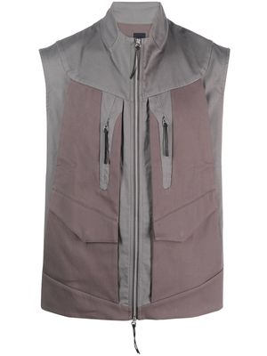 J.LAL Delwa cotton vest - Grey