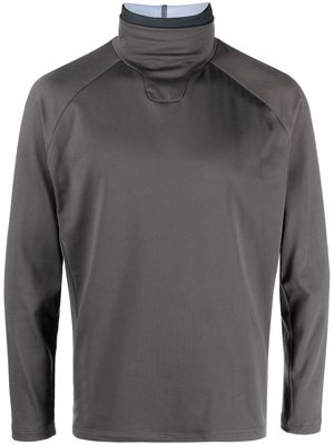 J.LAL Neck Gaiter long-sleeved jumper - Grey