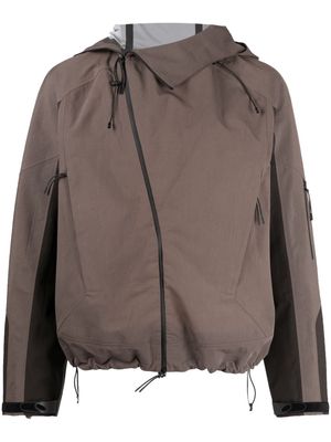 J.LAL Torrent hooded jacket - Brown