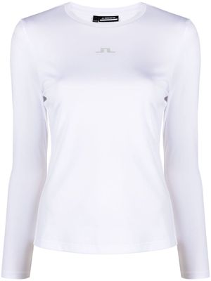 J.Lindeberg Ada long-sleeve jersey top - White
