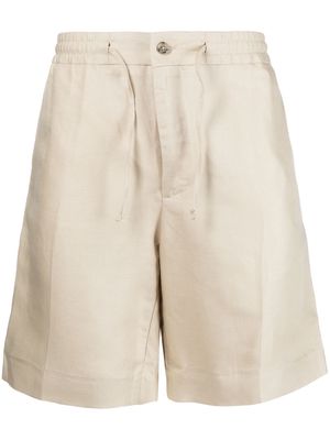 J.Lindeberg Baron drawstring-waistband shorts - Neutrals