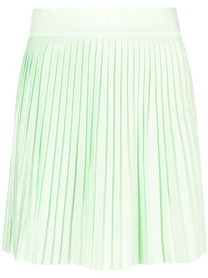 J.Lindeberg Binx pleated miniskirt - Green