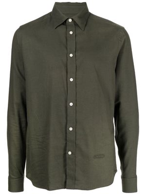 J.Lindeberg button-down fitted shirt - Green