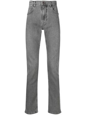 J.Lindeberg Cedar stonewashed slim-cut jeans - Grey