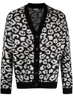J.Lindeberg Frederic patterned-jacquard cardigan - Black