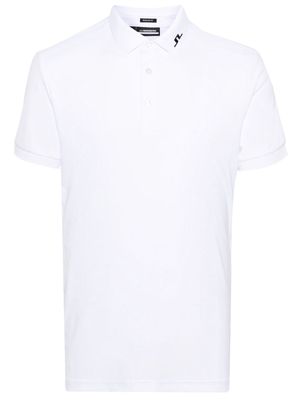 J.Lindeberg KV logo-embroidered polo shirt - White