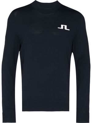 J.Lindeberg logo-print jumper - Blue