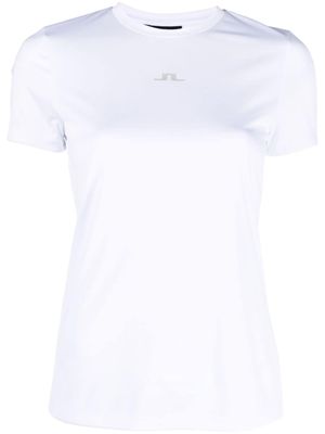J.Lindeberg logo-print round-neck T-shirt - White