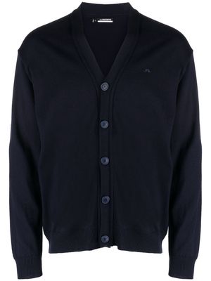 J.Lindeberg Lucas merino-wool knitted cardigan - Blue