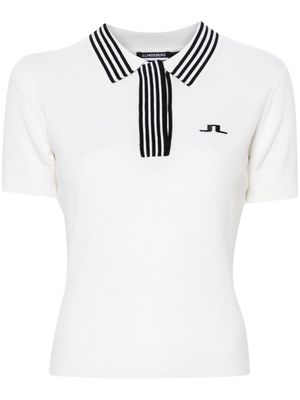 J.Lindeberg Lucie fine-knit polo shirt - White