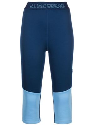J.Lindeberg Powerline cropped leggings - Blue