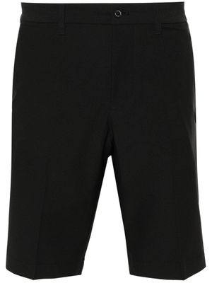 J.Lindeberg pressed-crease button-fastening shorts - Black