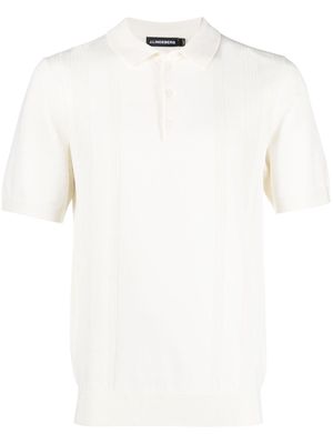 J.Lindeberg Rey fine-knit polo shirt - White