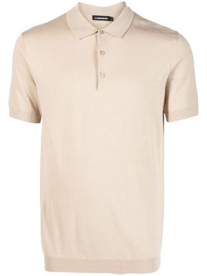 J.Lindeberg Ridge Rayon Silk polo shirt - Neutrals
