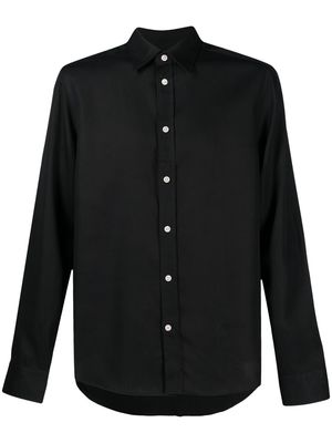 J.Lindeberg slim-fit button-up shirt - Black