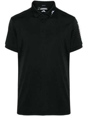 J.Lindeberg Tour logo-embroidered polo shirt - Black