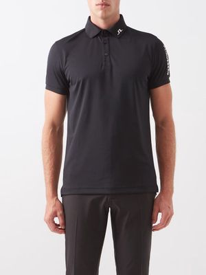 J.lindeberg - Tour Tech Golf Polo Shirt - Mens - Black