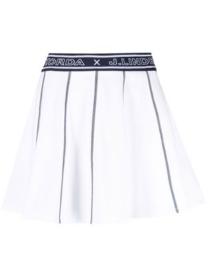 J.Lindeberg x Nelly Korda pleated golf skirt - White