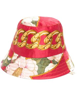 J. Logan Home motif-print bucket hat - Multicolour