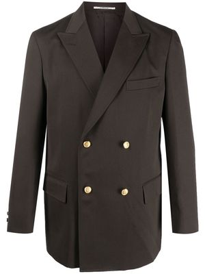 J.PRESS double-breasted tailored blazer - Brown