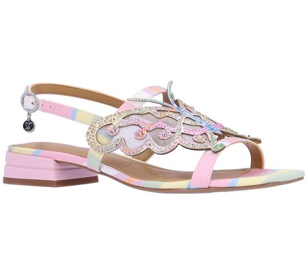 J. Renee' Rhinestone Sandal - Leona Fabric