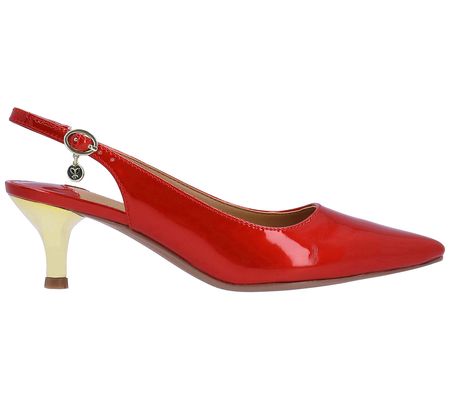 J. Renee' Slingback Pump - Ferryanne Synthetic Patent