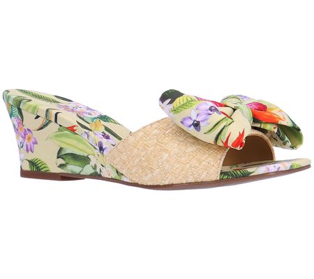 J. Renee' Wedge Sandal - Milena Fabric