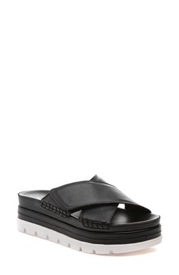 J/SLIDES NYC Briana Platform Sandal in Black