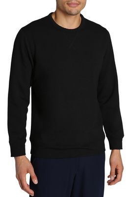 JACHS Soft Touch Crewneck Sweatshirt in Black