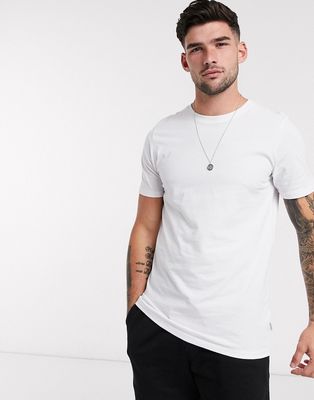 Jack & Jones Essentials t-shirt in organic cotton with crew neck in white
