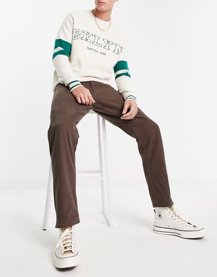 Jack & Jones Intelligence Chris loose fit jeans in brown