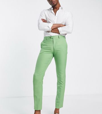 Jack & Jones Premium slim fit suit pants in green