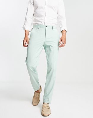 Jack & Jones Premium super slim suit pants in pastel blue