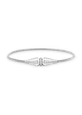 Jack De Boucheron 18K White Gold & 1.04 TCW Diamond Bracelet