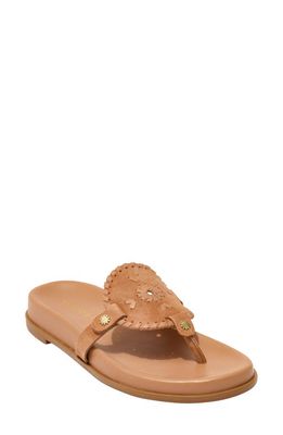 Jack Rogers Collins Casual Flip Flop in Cafe Au Lait 