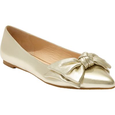 Jack Rogers Debra Ballet Flat in Platinum 