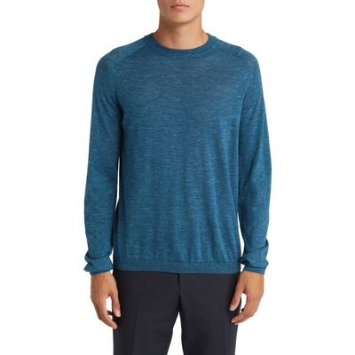 Jack Victor Bailey Merino Wool Blend Sweatshirt in Teal