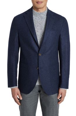 Jack Victor Darwin Soft Constructed Cashmere Knit Sport Coat in Navy