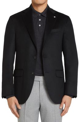 Jack Victor David Solid Cashmere Sport Coat in Black
