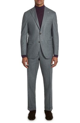 Jack Victor Dean Soft Constructed Super 120s Wool Suit in Light Grey