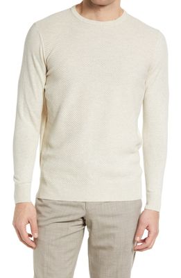 Jack Victor Elm Textured Sweater in White