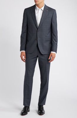 Jack Victor Esprit Graph Check Grey Wool Suit 