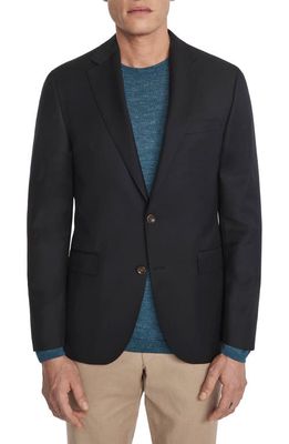 Jack Victor Esprit Solid Wool Blazer in Navy