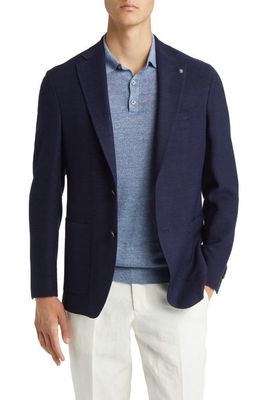 Jack Victor Hampton Soft Constructed Stretch Wool Sport Coat in Blue
