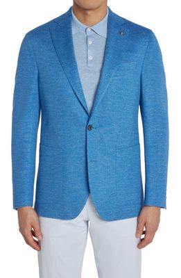 Jack Victor Hartford Soft Constructed Wool & Silk Blend Sport Coat in Blue