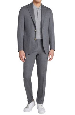 Jack Victor Hartford Soft Constructed Wool Blend Suit in Grey