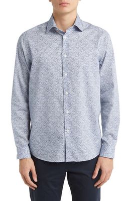 Jack Victor Sydeham Button-Up Shirt in Navy