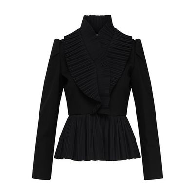 Jacket With Pleated Details