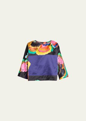 Jackie Abstract Blouse